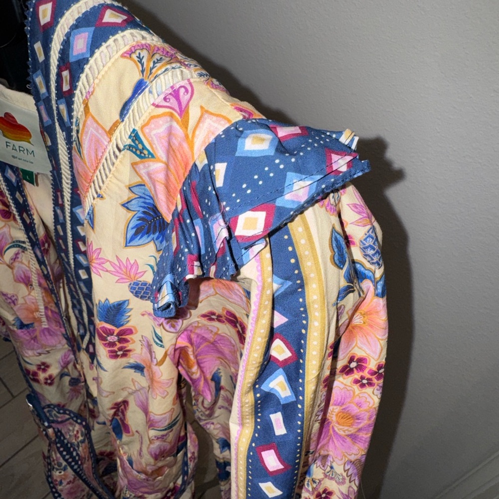 FARM Rio Floral Multicolor Romper - Picture 5 of 9
